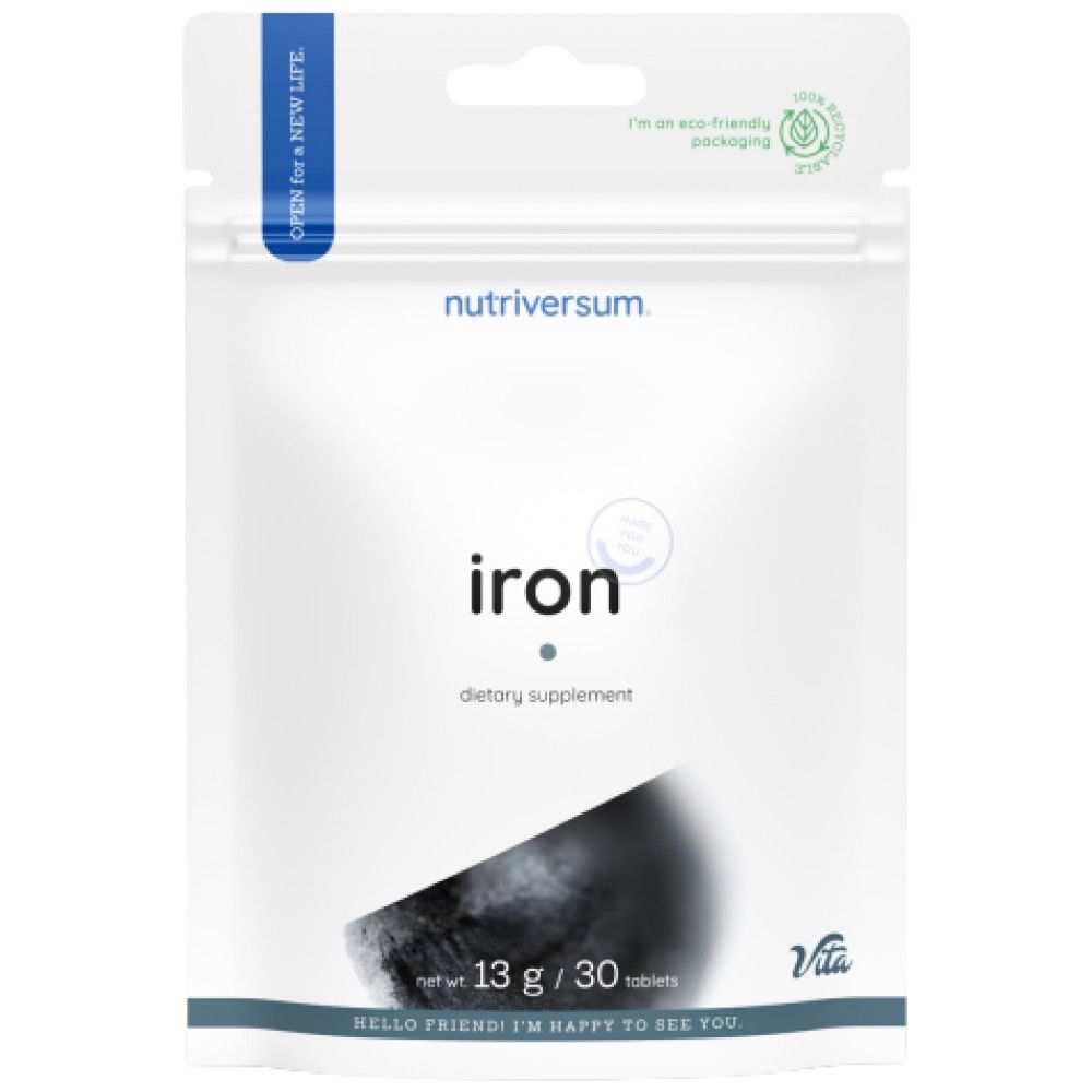 Желязо 30mg | Ferrous Fumarate - 30 таблетки