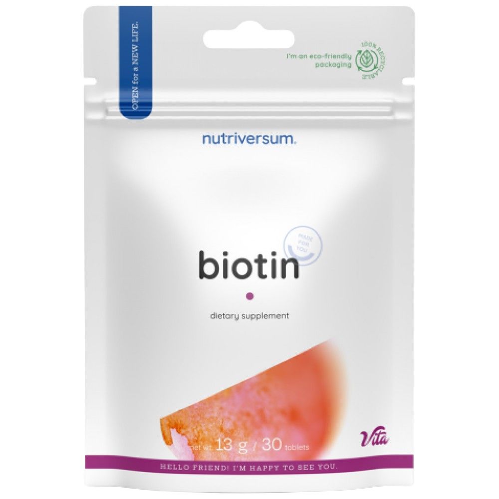 Биотин 5000 MCG - 30 таблетки