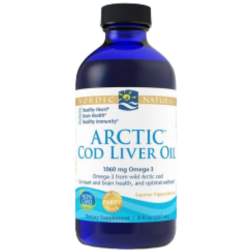Маслото от чернодробна треска от арктическа треска 1060 mg - 237 ml