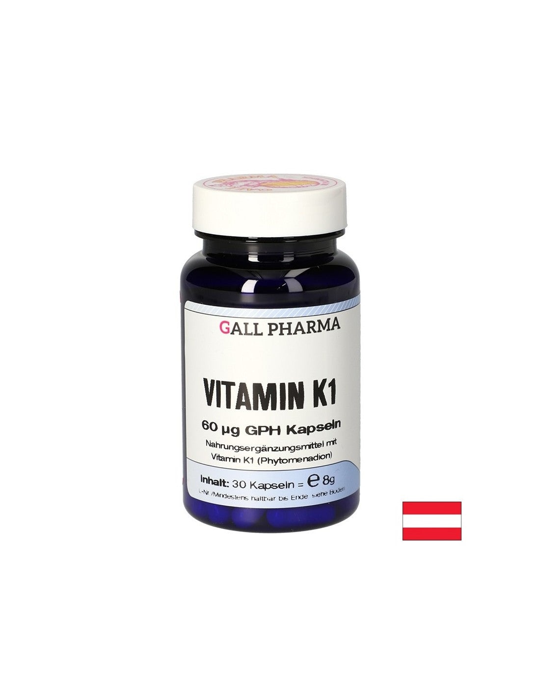 Костна система - витамин К1, 60 µg x 30 капсули