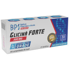 Glycine Forte 300 mg - 30 Tablets - Nutra Best Europe