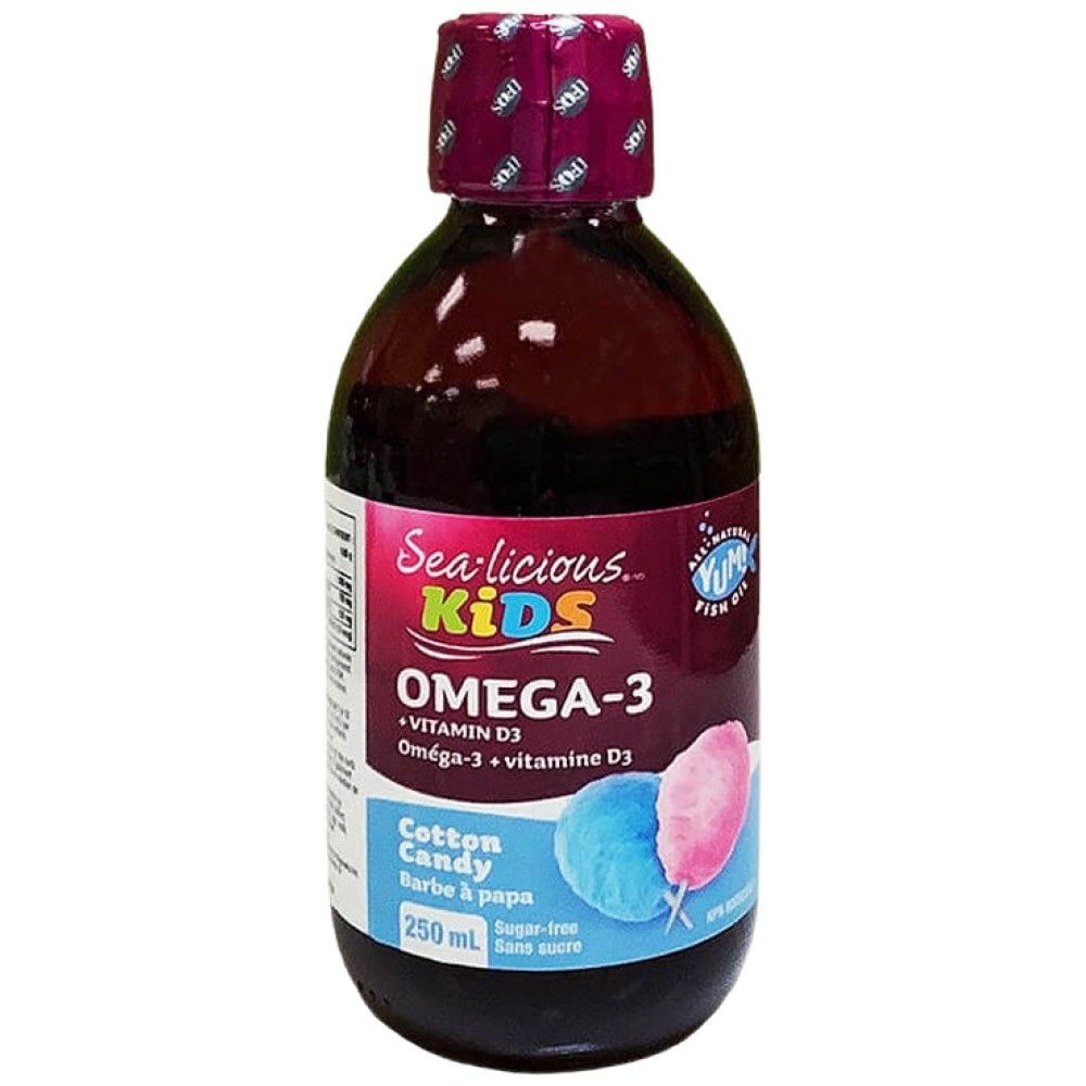Sea-Licious® Kids Omega-3 1500 mg | + Витамин D3 400 IU - 250 ml
