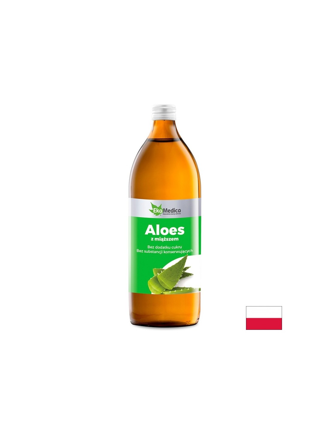 Сок от алое вера с парчета алое, 1 L Ekamedica