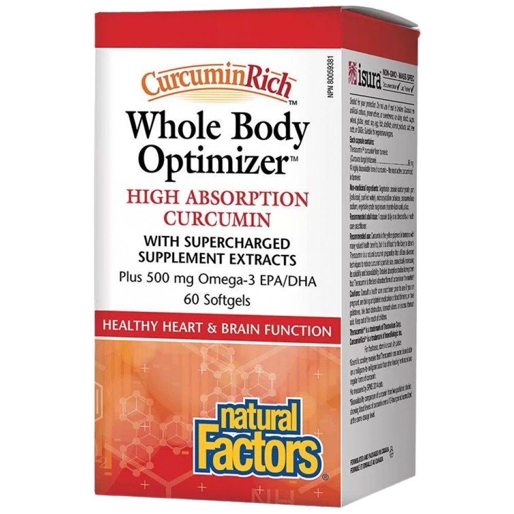 CurcuminRich™ | Whole Body Optimizer™ - 60 Gel capsules
