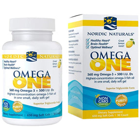Omega ONE 560 mg - 30 Gel capsules - Nutra Best Europe