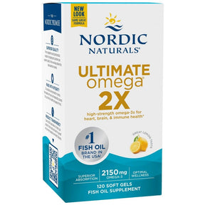 Ultimate Omega 2X 2150 mg - 120 Softgels - Nutra Best Europe