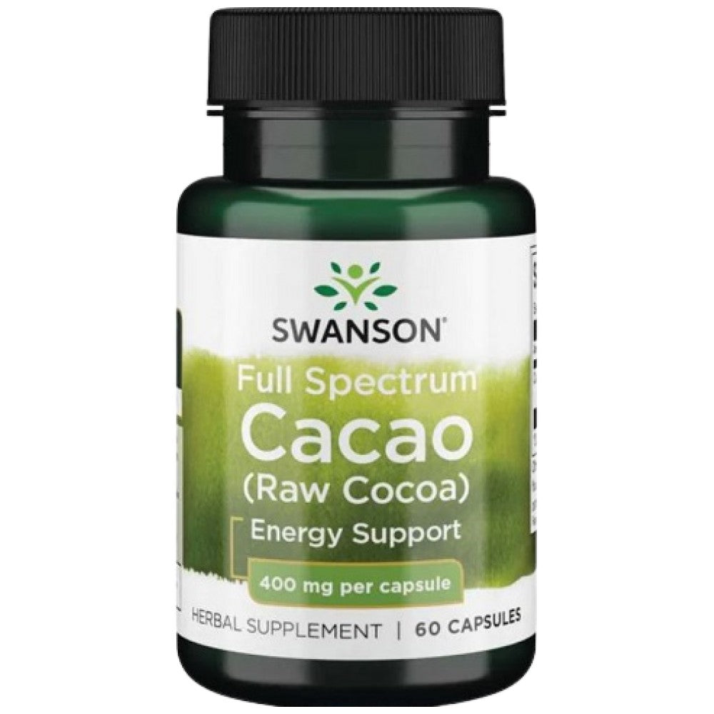 Пълен спектър Cacao 400 mg 60 капсули