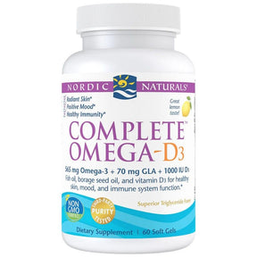Complete Omega-D3 565 mg - 60 Gel capsules - Nutra Best Europe
