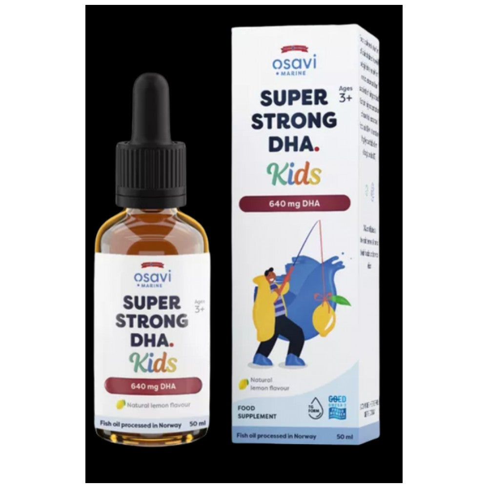 Супер силни DHA деца 640 mg капки - 50 ml