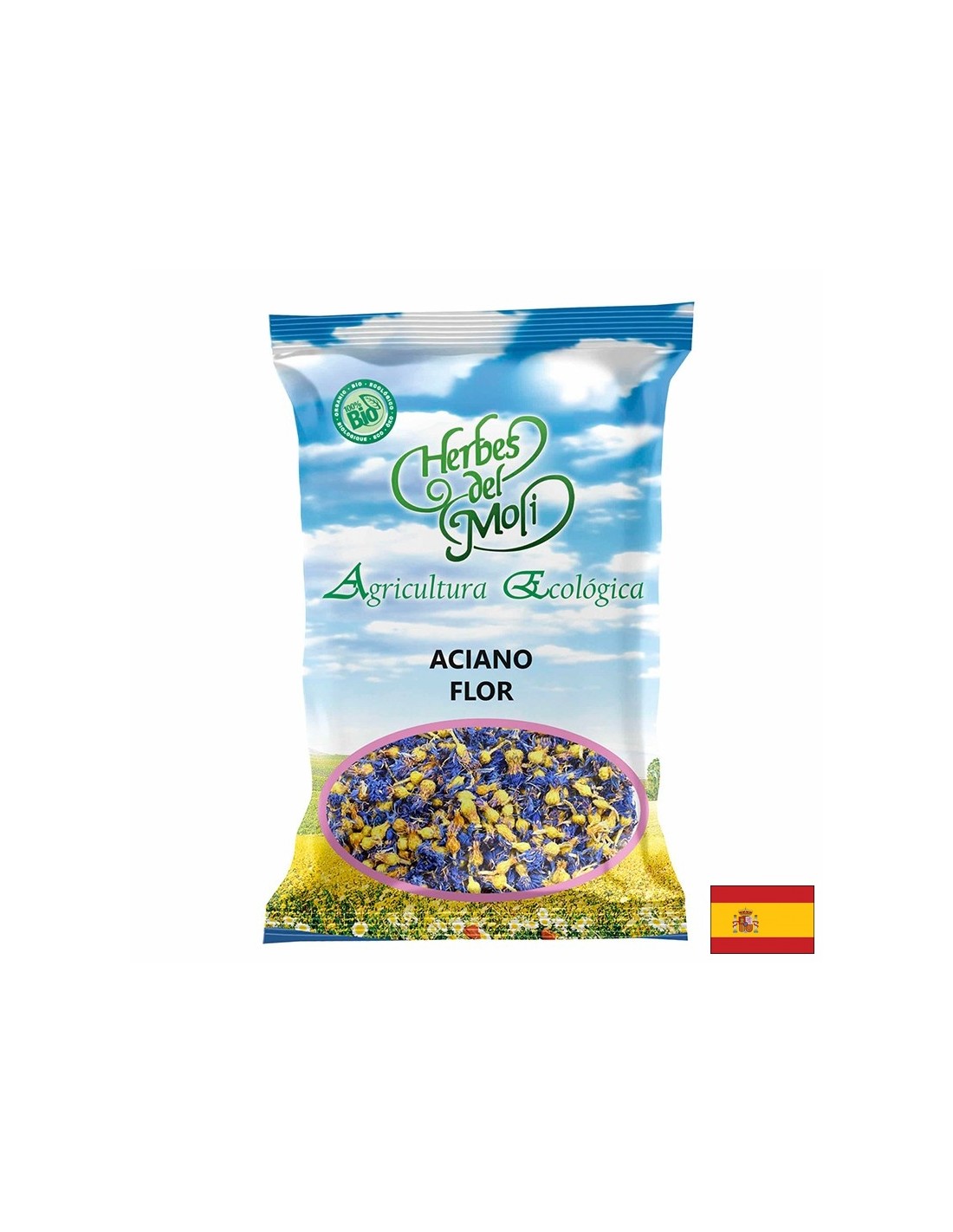 Син царевичен цвят (цвят), био, 10 g