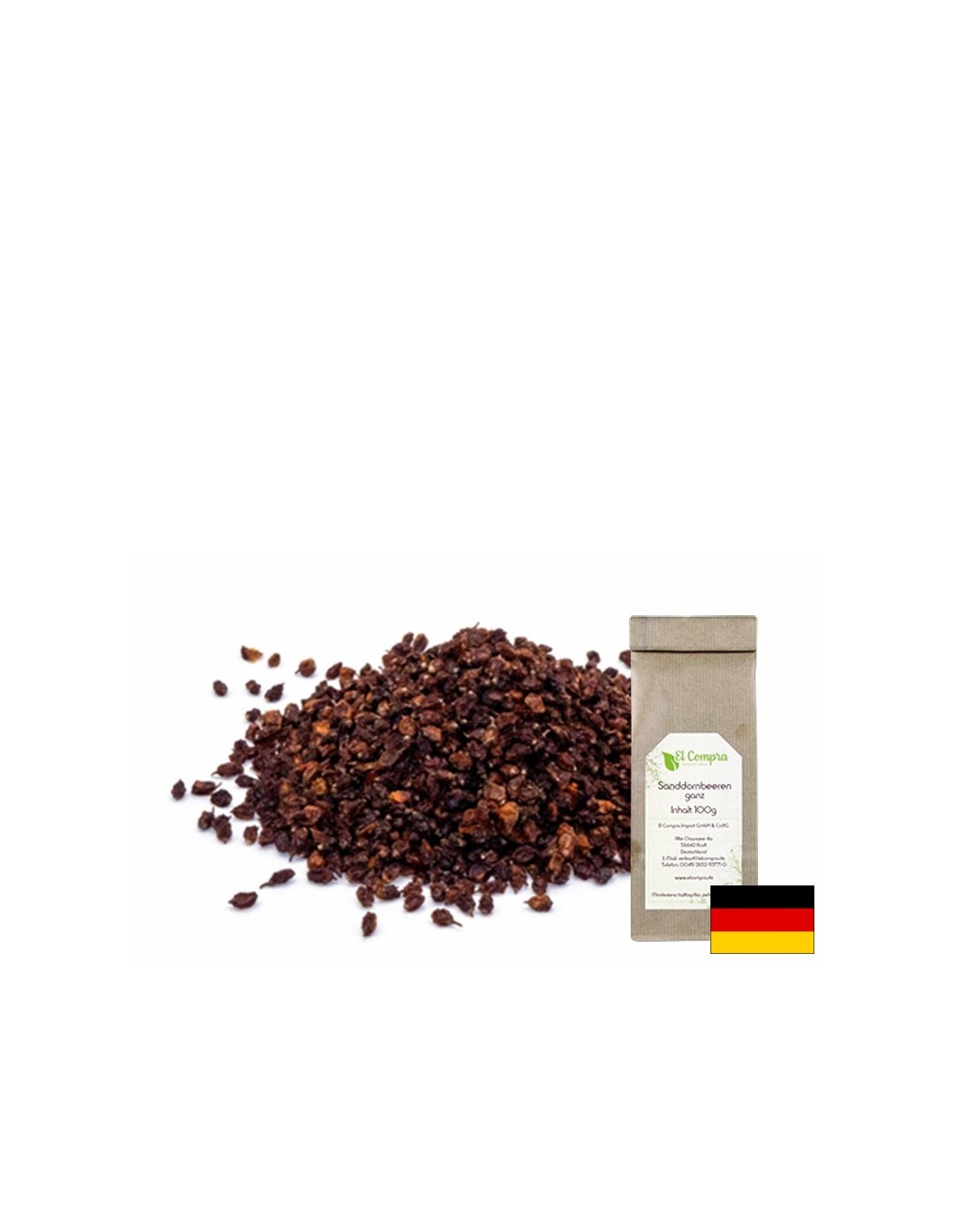 Цели плодове морски зърна (Oblepiha), 100 g