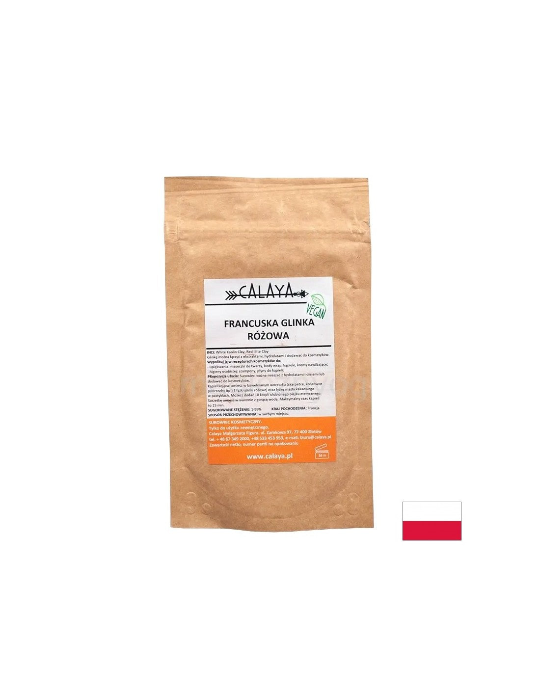 Френска розова глина, 100 g