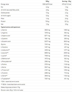 100% Whey Protein - 900 grams - Nutra Best Europe