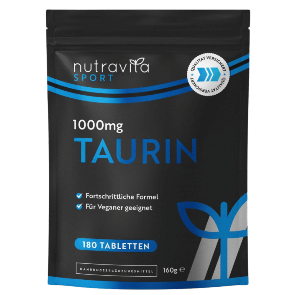 Таурин 1000 mg /180 таблетки, 90 дни /