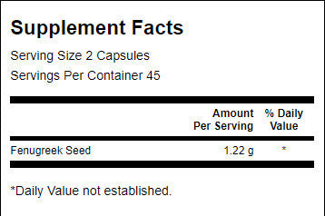 Семена от сминдух 610 mg - 90 капсули