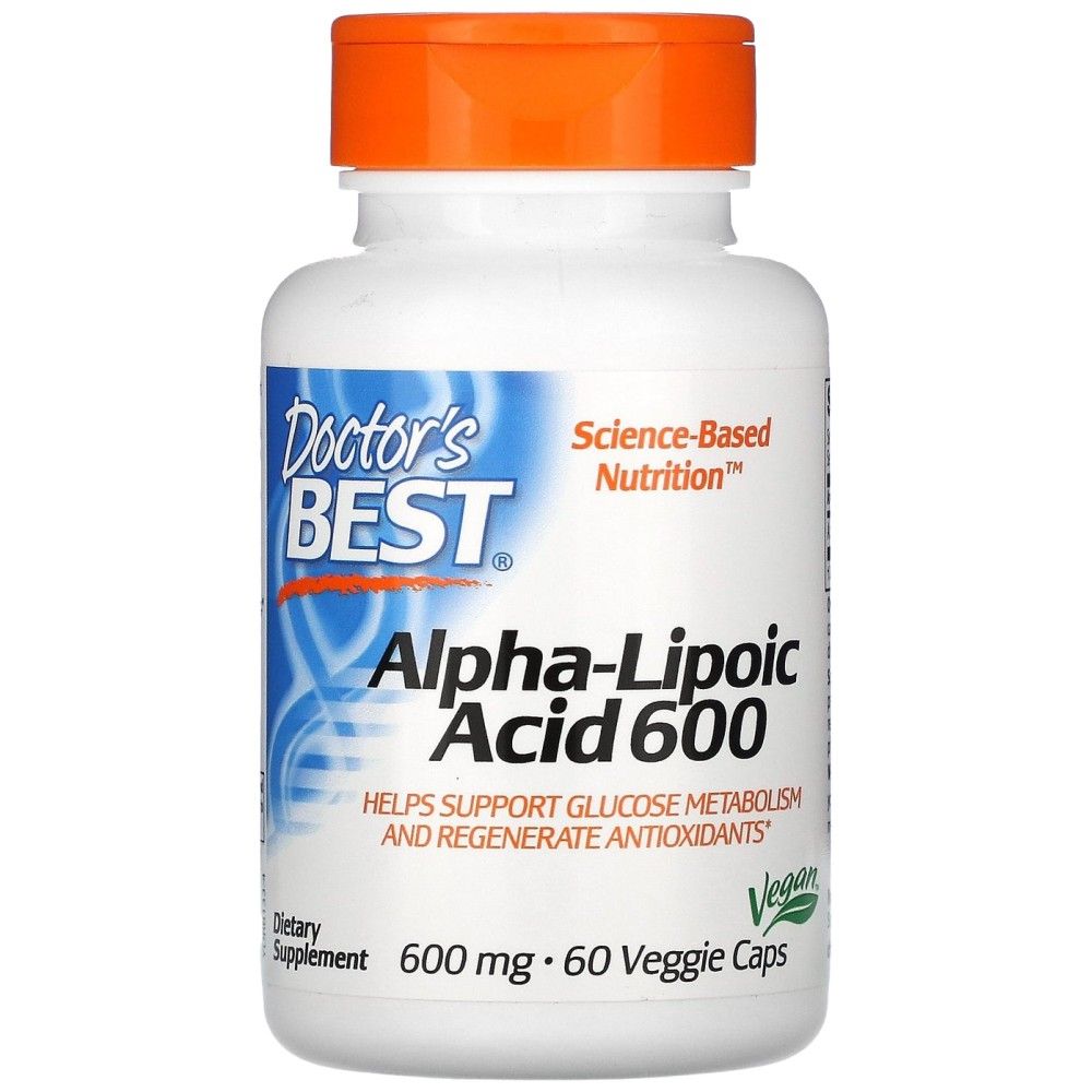 Най -добра алфа липоева киселина 600 mg - 60 капсули