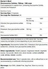 Най -добър глюкозамин сулфат 750 mg - 180 капсули