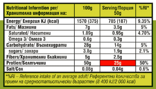 Slim Bar Brownie - 12 x 50 грама