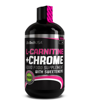Liquid L-Carnitine + Chrome 500 ml. - Nutra Best Europe