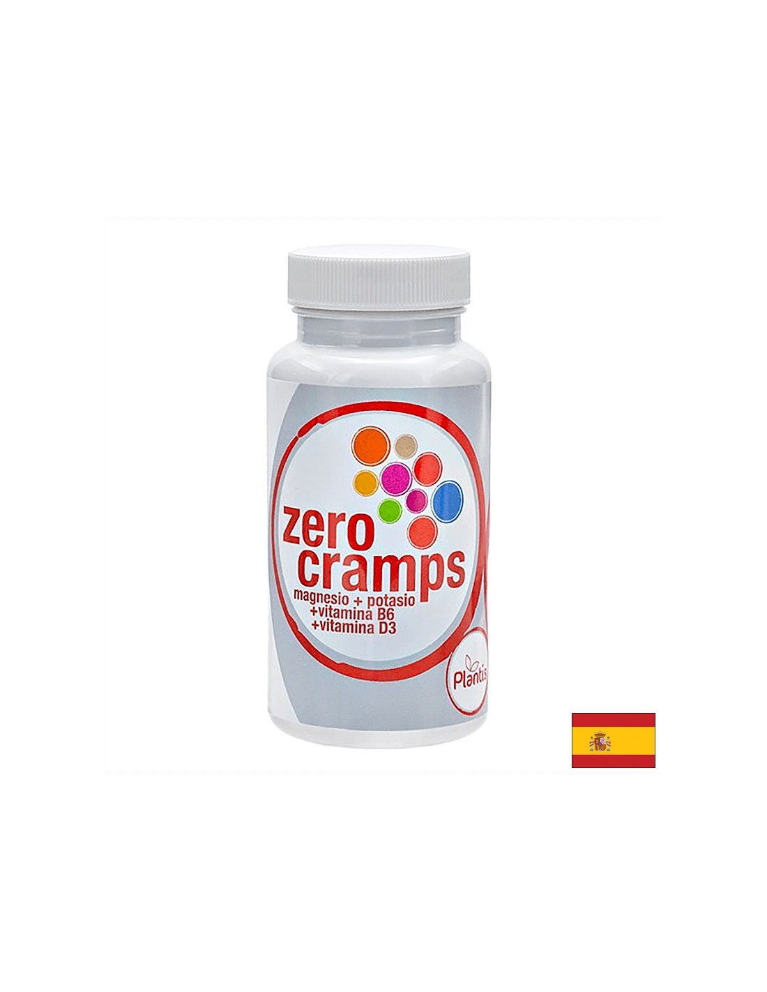 Anti Cramps - магнезий 132 mg, калий 150 mg и витамини B6 & D3 - Zero Cramps Plantis®, 60 таблетки