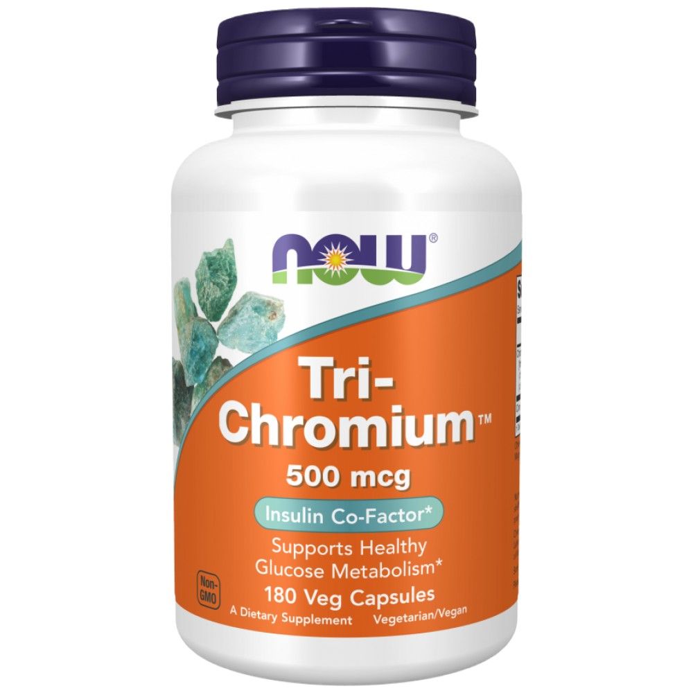Tri -Chromium 500 mcg + канела - 180 капсули