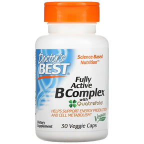 BEST Fully Active B Complex | with Quatrefolic® - 30 capsules - Nutra Best Europe