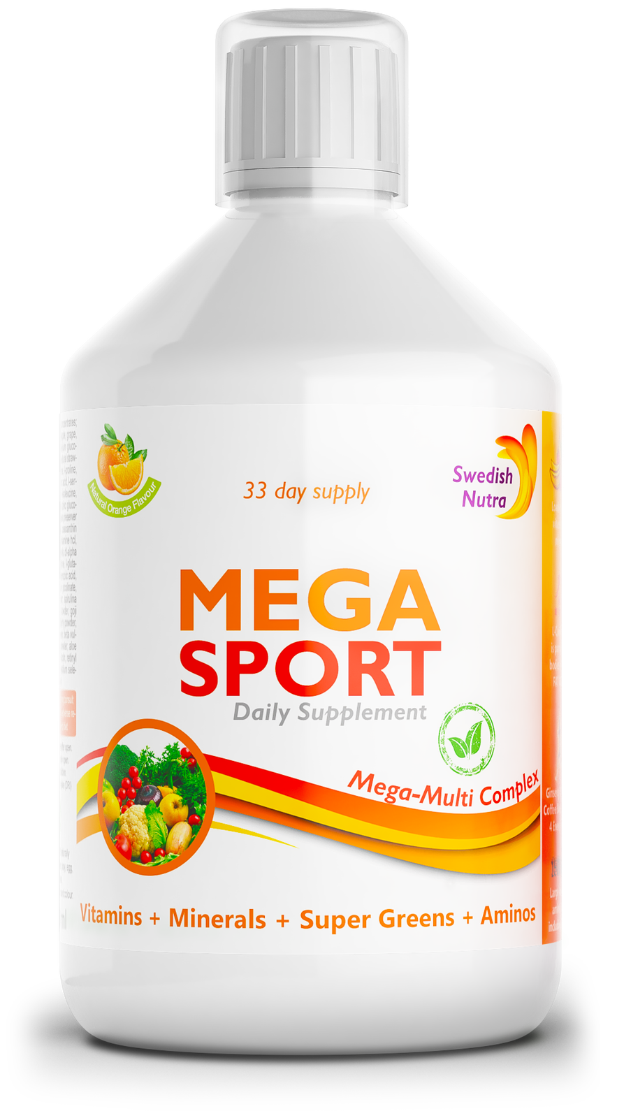 Мега спорт - витамини + минерали + колаген 1497 mg /500 ml /