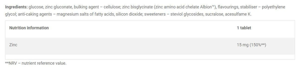Цинк 15 mg / ZINXAVir Immuno 30 дъвчащи таблетки <tc>Olimp</tc>