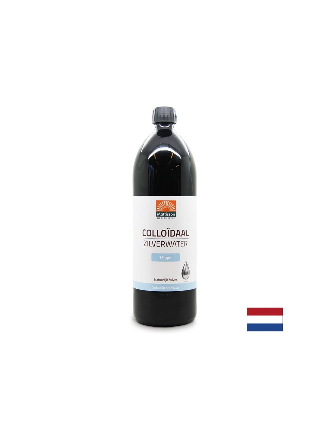 Колоидна сребърна вода 15 ppm, 1000 ml