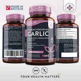 Чесън (без мирис) 15000 mg (12-18% алицин) - 180 меки капсули
