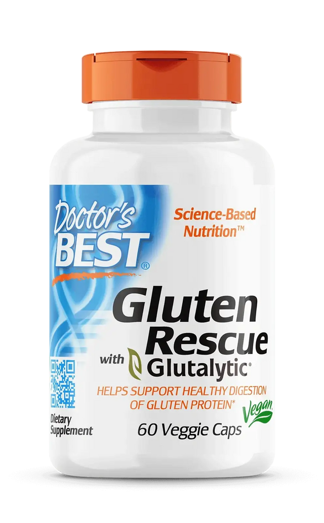 Gluten Rescue - подпомага разграждането на глутена, капсули х 60 Doctor's Best - Feel You