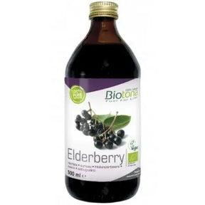 Biotona organic elderberry juice concentrate 500 ml - Nutra Best Europe