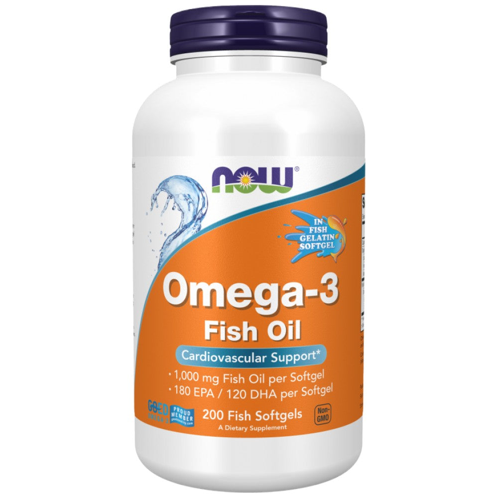 Омега 3 1000 mg | Рибен желатин Softgels - 200 гел капсули