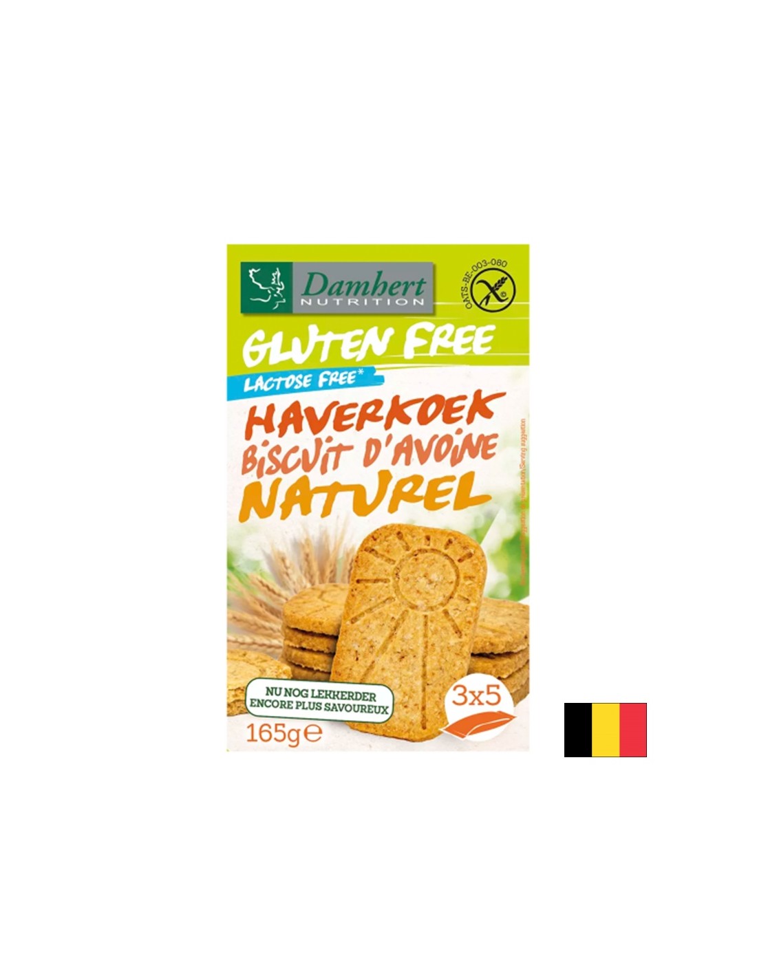 Овесени бисквити без глутен, 165 g