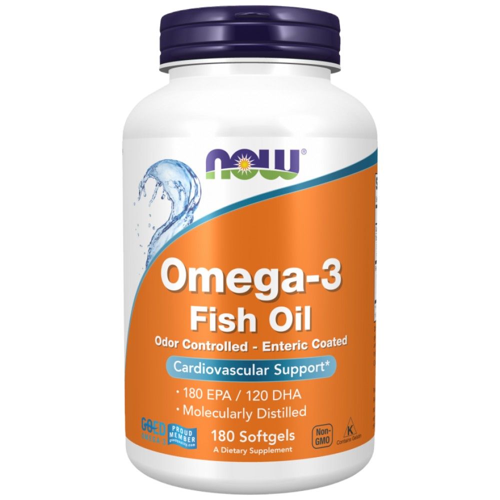 Омега -3 ентерично покритие - 180 Softgels