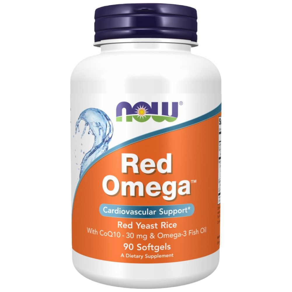 Red Omega ™ | Червен дрожди ориз - 90 мекигели