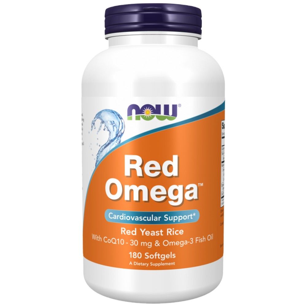 Red Omega ™ | Червен дрожди ориз - 180 мекигели