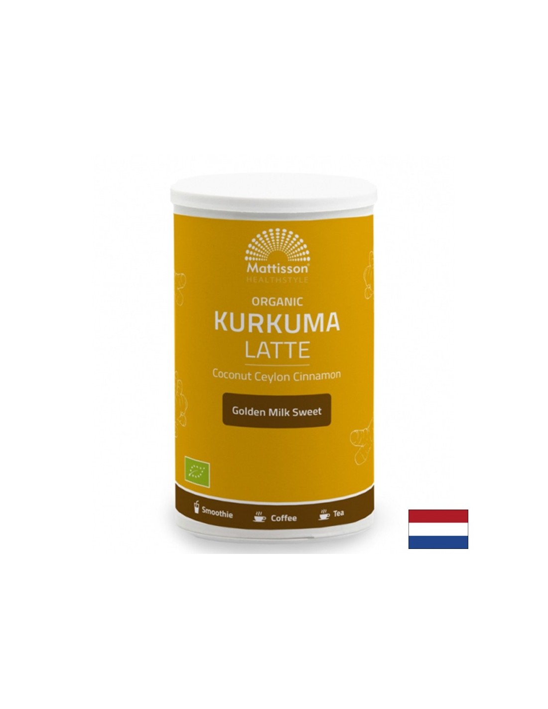 Органична лате куркума с кокосово и цилонова канела, 175 mg прах