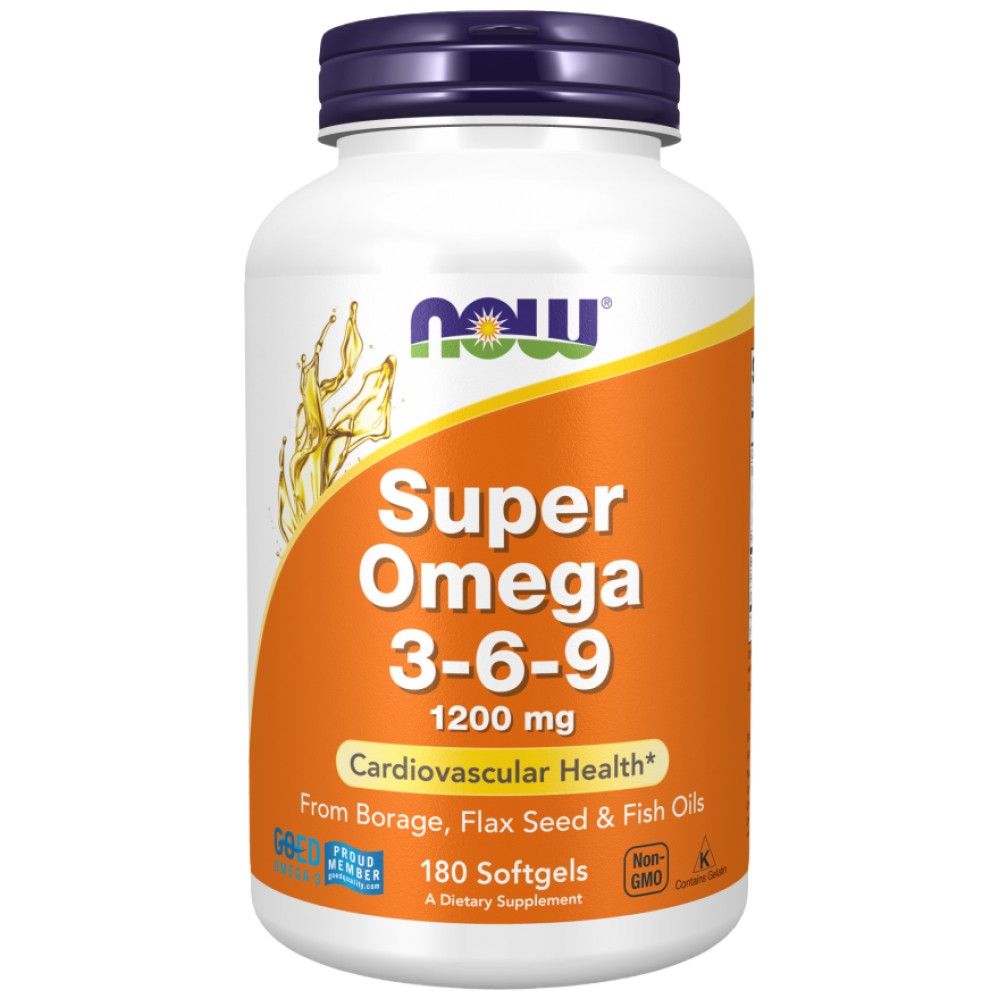 Super Omega 3-6-9 1200 mg-180 гел капсули