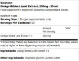 Екстракт от течност Ginkgo Biloba 250 mg - 29 ml