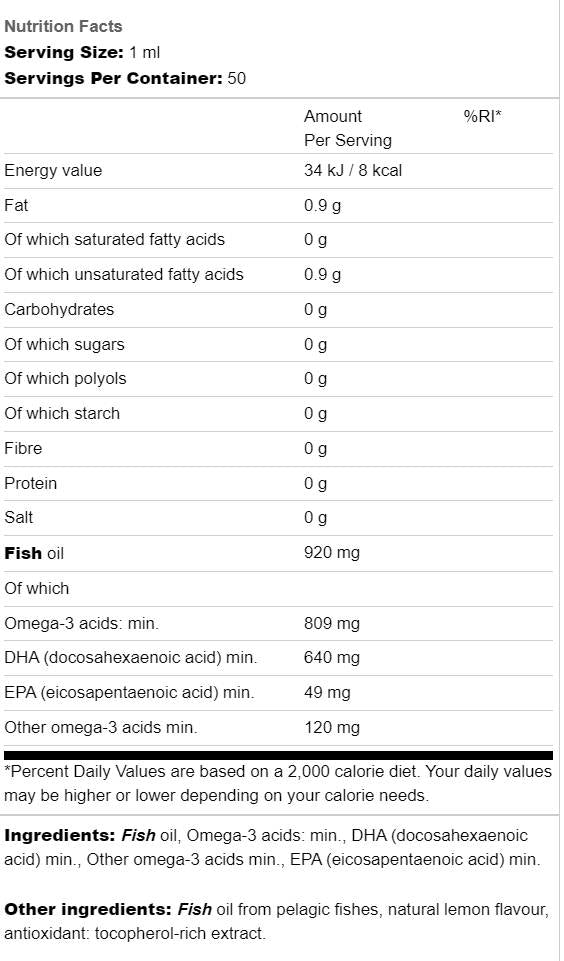 Супер силни DHA деца 640 mg капки - 50 ml