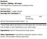 Таурин 1000 mg 60 капсули