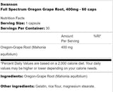 Пълен спектър Орегон гроздов корен 400 mg 60 капсули