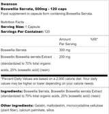 Boswellia serrata 500 mg 120 капсули