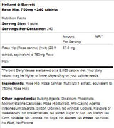 Розово бедро 750 mg - 240 таблетки