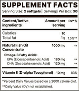Omega-3 bp Optimum | С витамин Е - 60 гел капсули