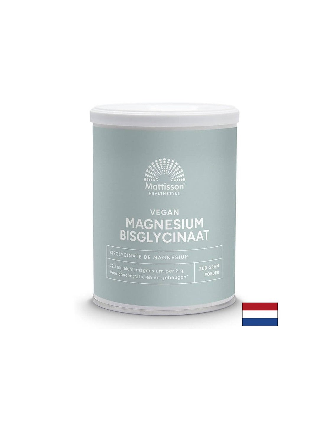 Мускулна, сърдечна и нервна система - магнезиев (бисглицинат) веган, 220 mg x 250g прах