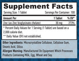 Zinc Bisglycinate 30mg / 100 Tabs - Feel You