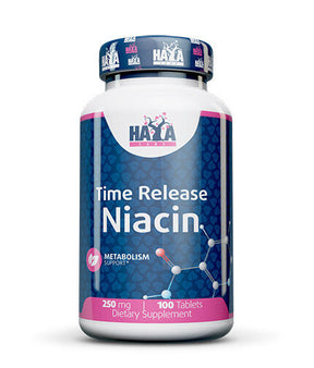 Niacin /Time Release/ 250mg / 100 Tabs. - Nutra Best Europe