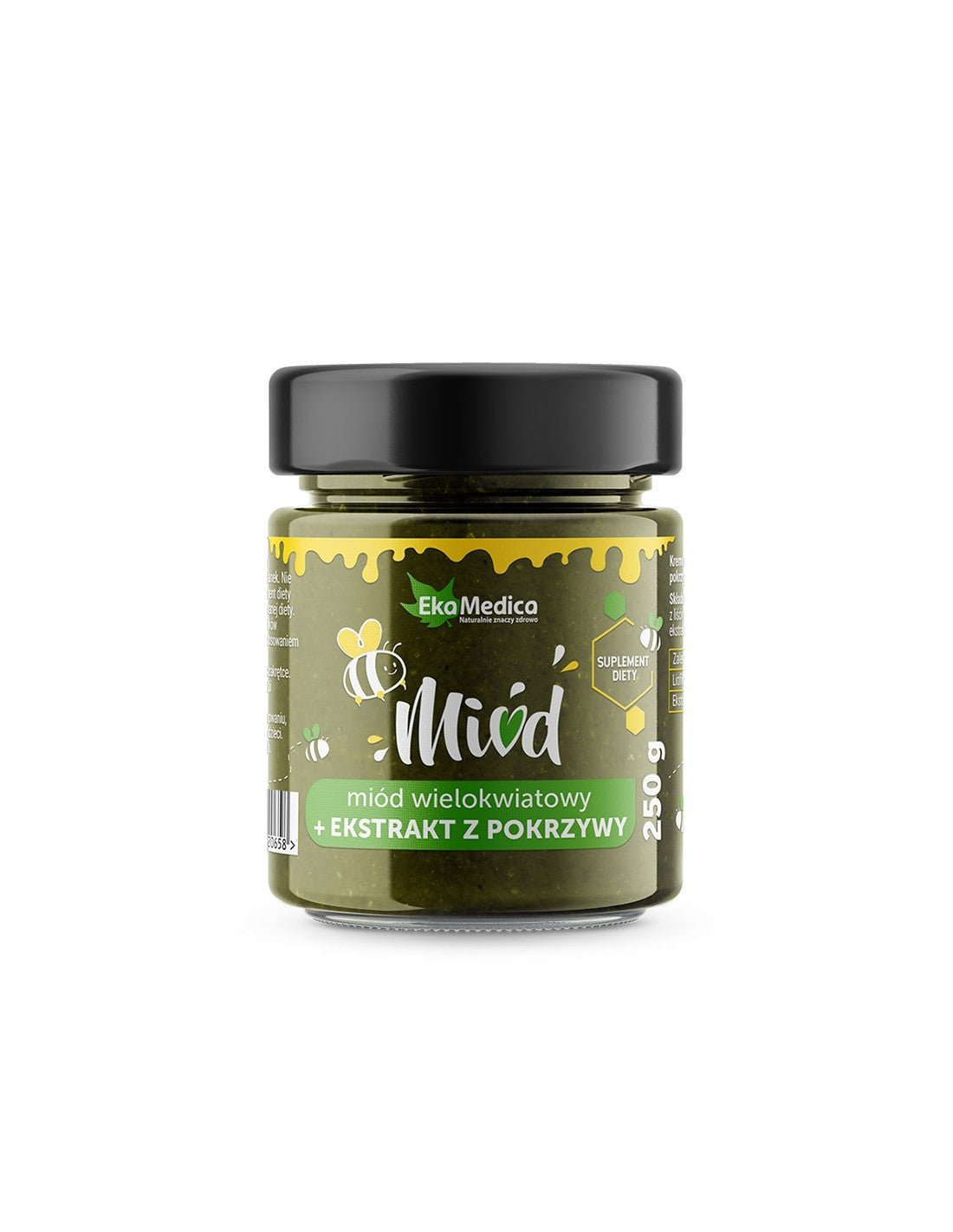 Полифлорален многоцветен мед с екстракт от коприва, 250 g Ekamedica